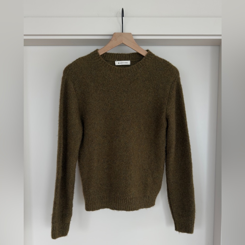 MASSCOB Olive Green Sweater